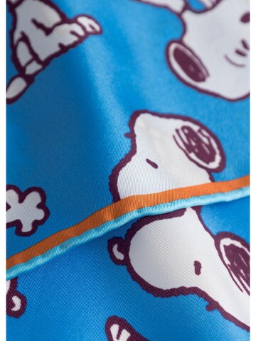 CODELLO Peanuts Nickituch aus Seide in Blau