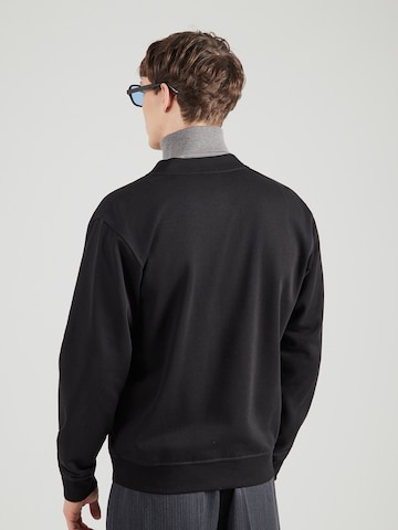 LERROS Sweat jacket in Black: back