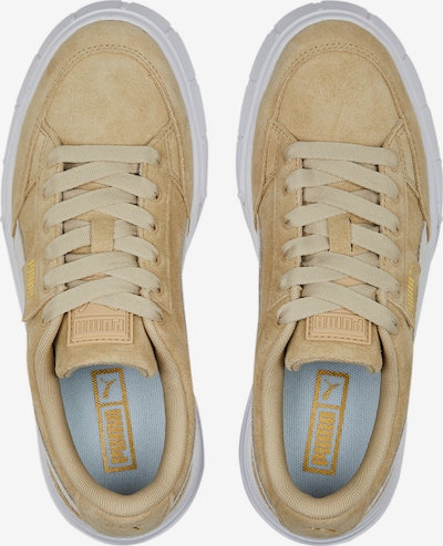 PUMA Baskets basses 'Mayze Stack Suede Wns' en noisette, Vue avec produit