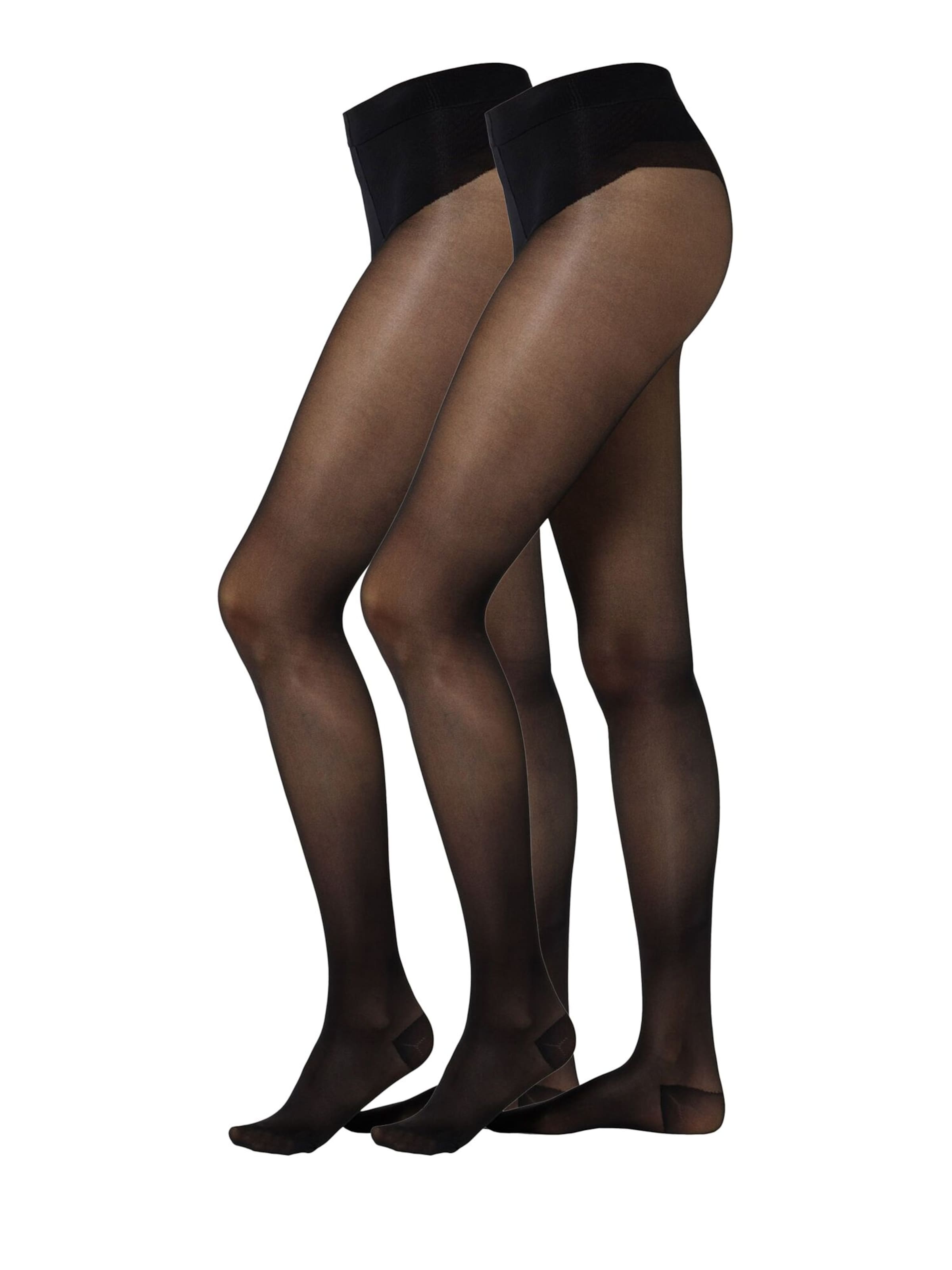 camano Fijne panty in Zwart: voorkant