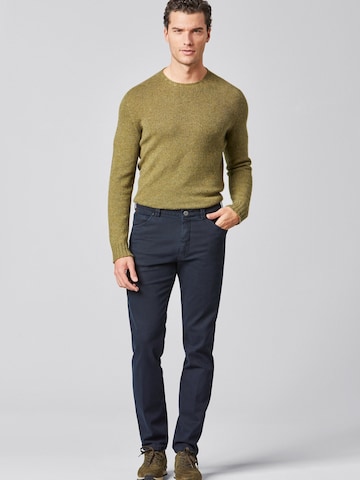 MEYER Slimfit Chino in Blauw