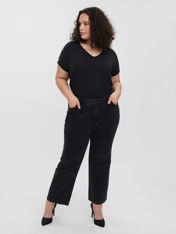 Vero Moda Curve Wide leg Jeans 'KITHY' in Zwart