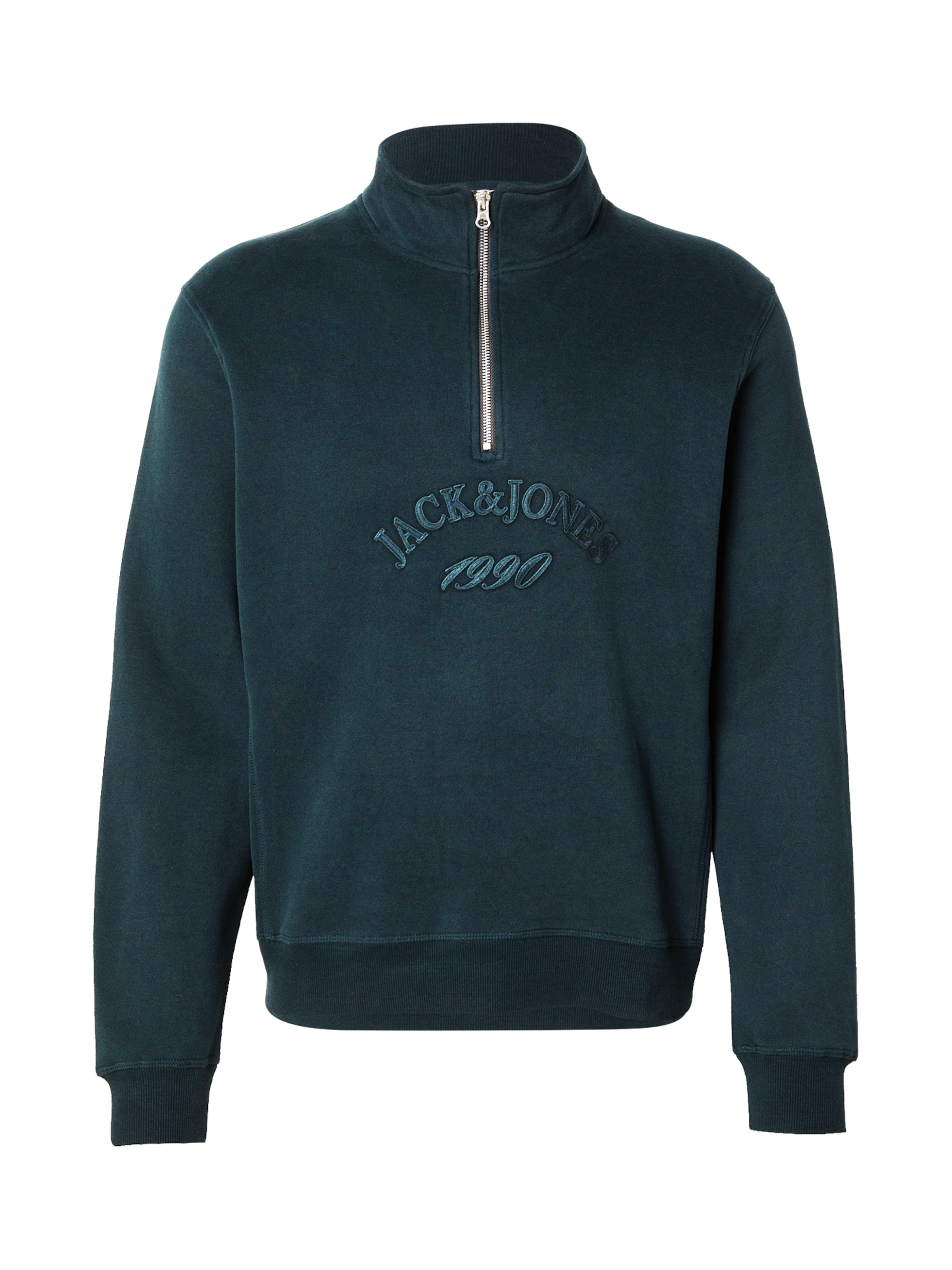 JACK & JONES Sweatshirt 'JORBLEECKER' in Green: front