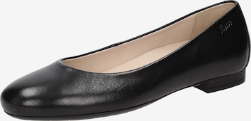 Ballerines SIOUX en noir : devant