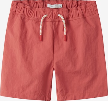 NAME IT Board Shorts 'NKMZAKRON' in Orange: front