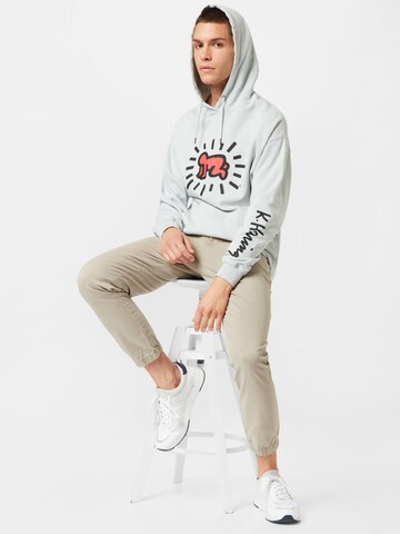 Cotton On Sweatshirt 'KEITH HARING' in Blau