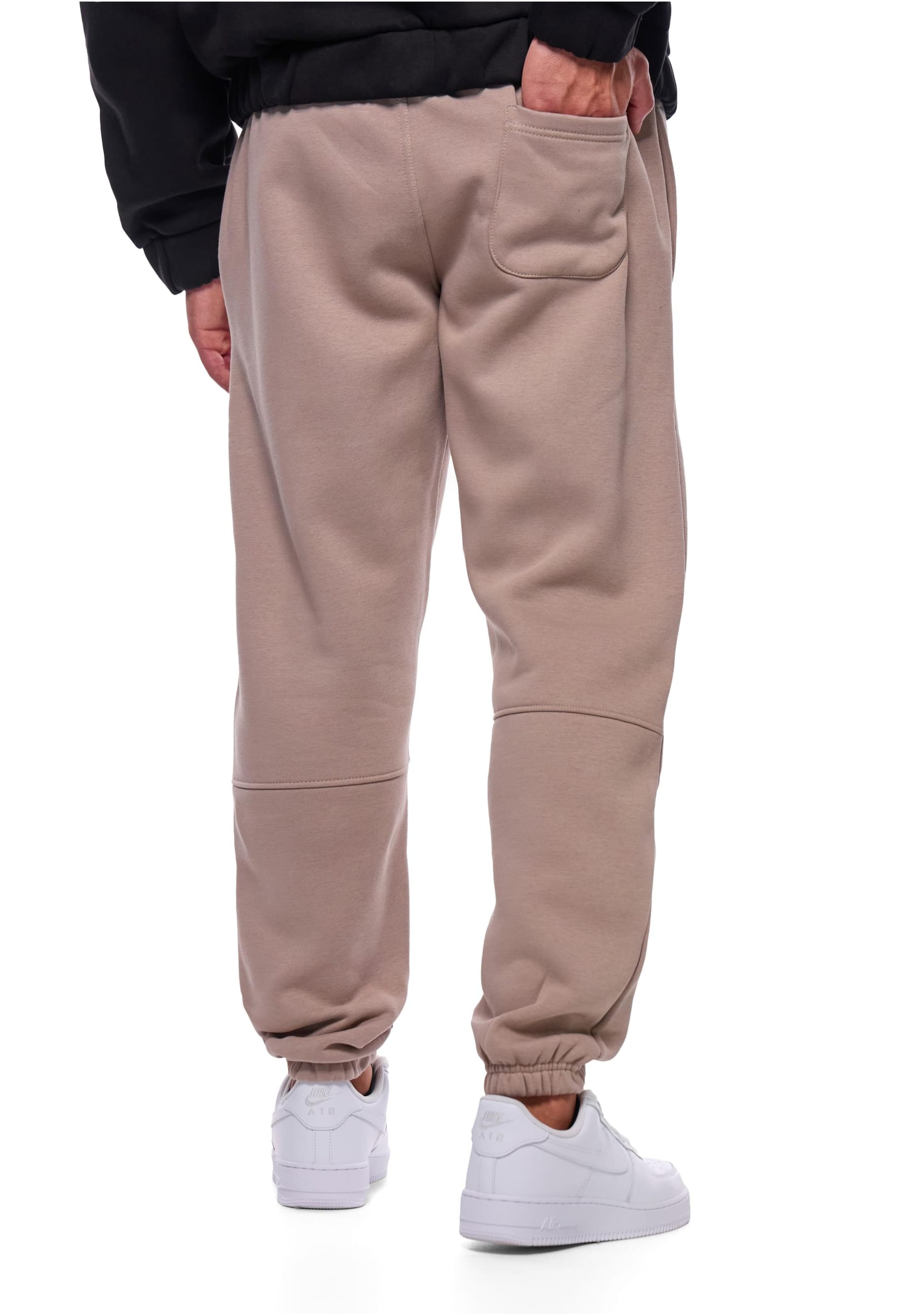 Effilé Pantalon Dropsize en marron