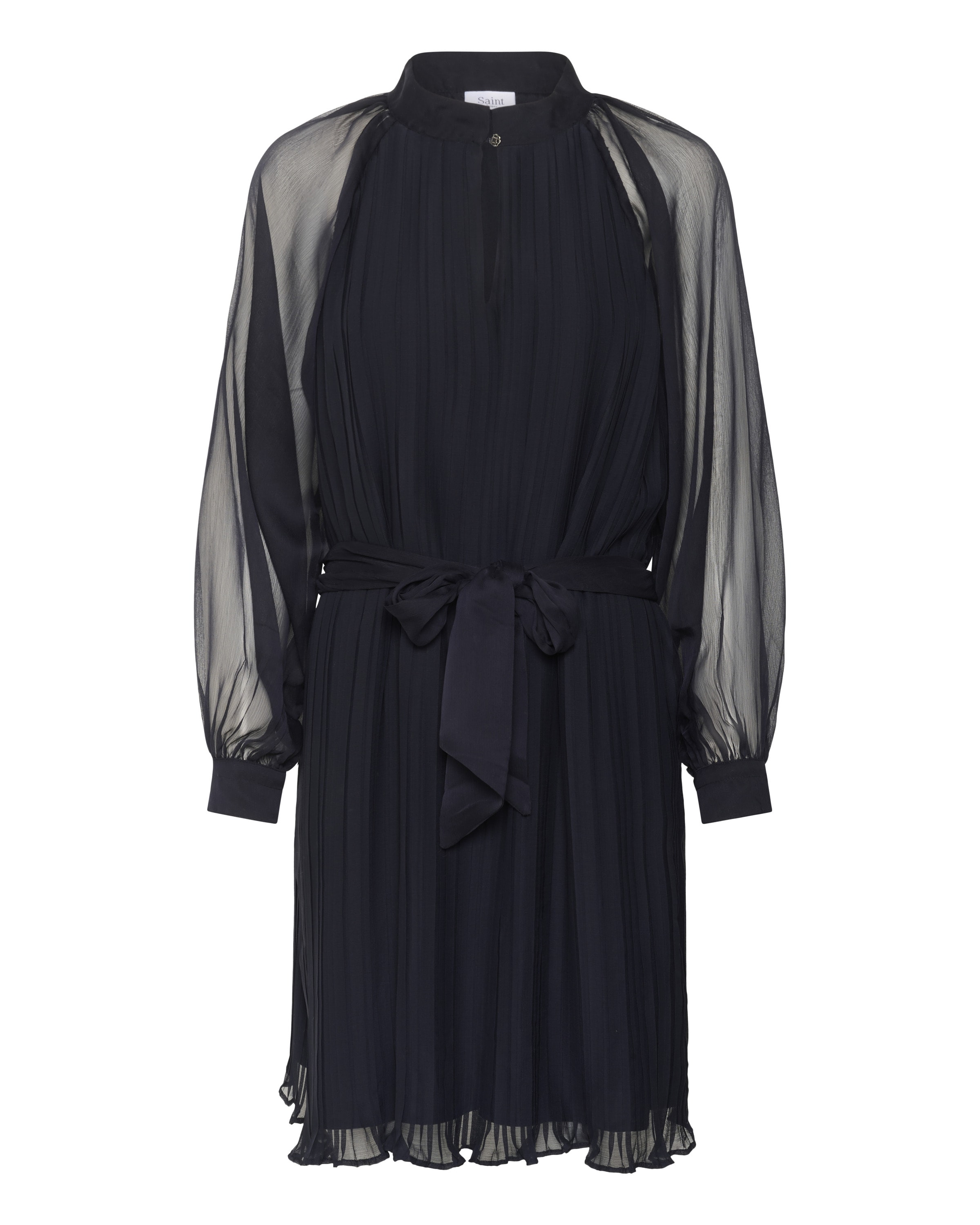 Robe SAINT TROPEZ en noir : devant
