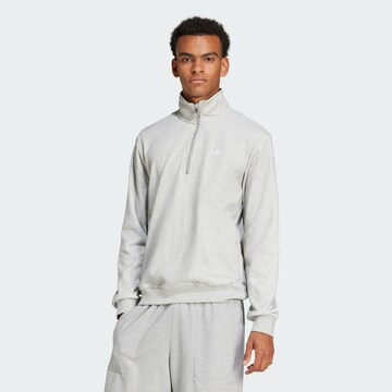 ADIDAS ORIGINALS Свитшот 'Trefoil Essentials' в Серый: спереди