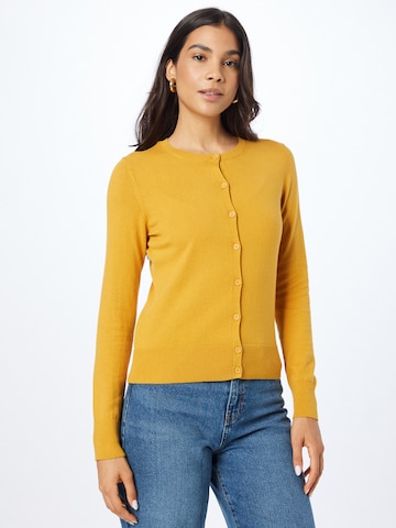 Cardigan 'Cardi' GAP en jaune : devant