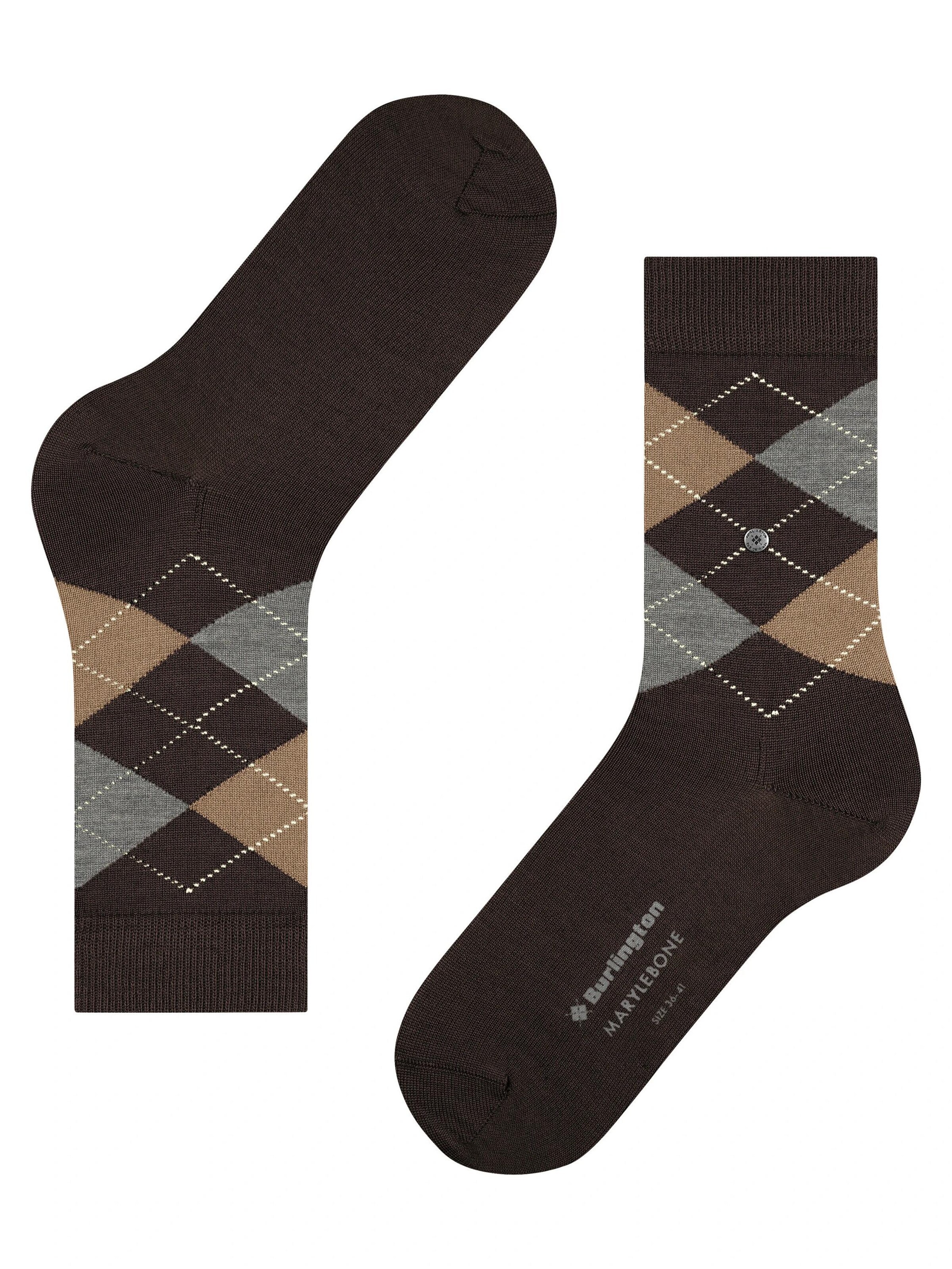 BURLINGTON Socks 'Marylebone' in Brown