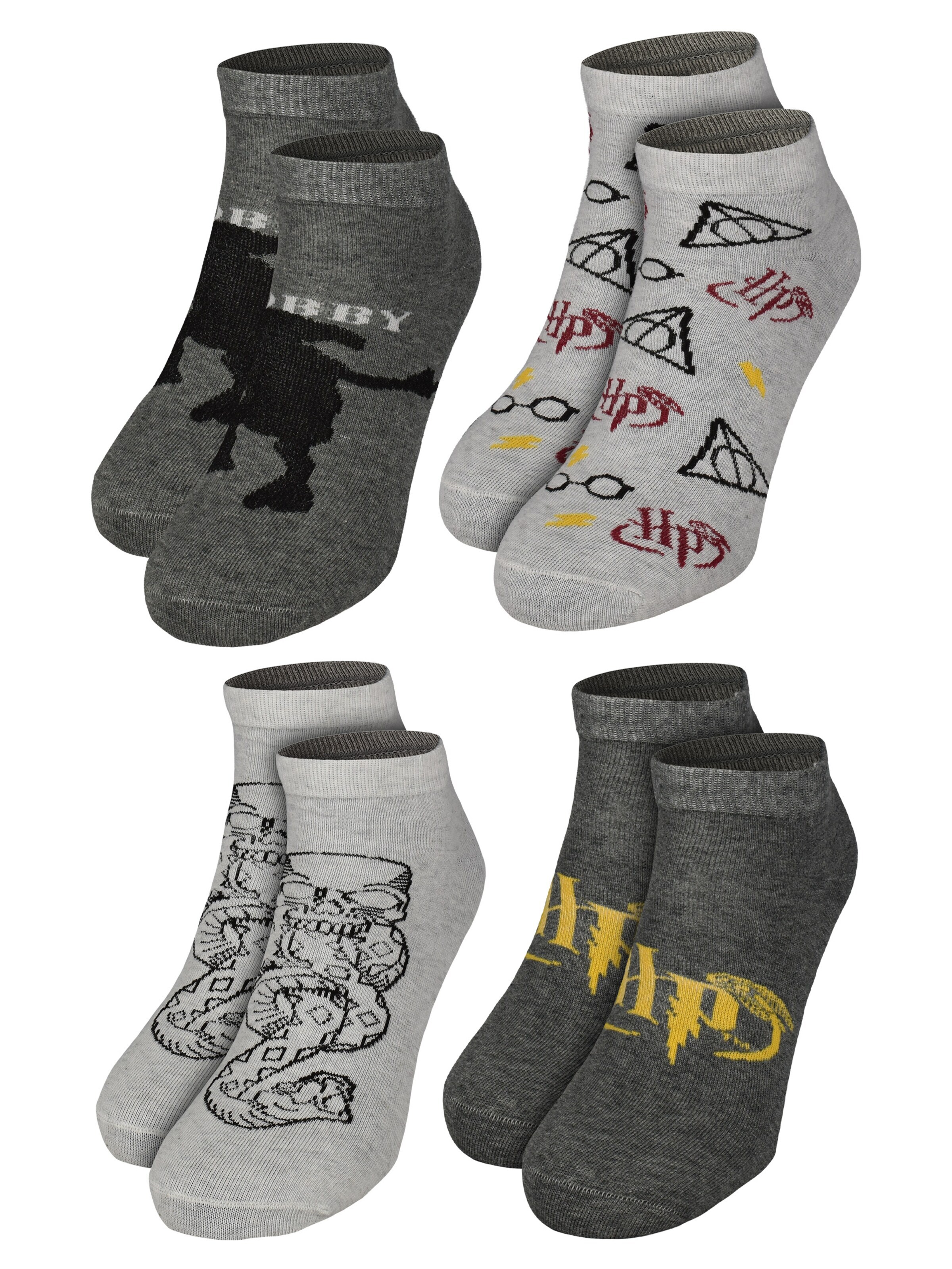 Harry Potter Socks 'Hogwarts' in Grey