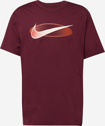Nike Sportswear Тениска в червено: отпред
