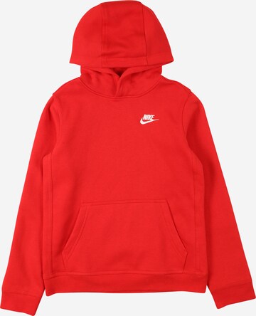 Nike Sportswear Суичър в червено: отпред