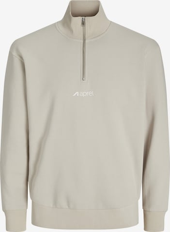 Sweat-shirt aprel en gris : devant