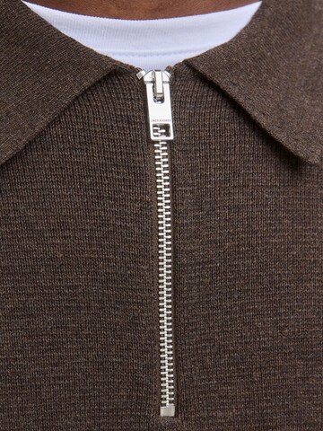 JACK & JONES Pullover '12281743'‌‌‌ in Braun