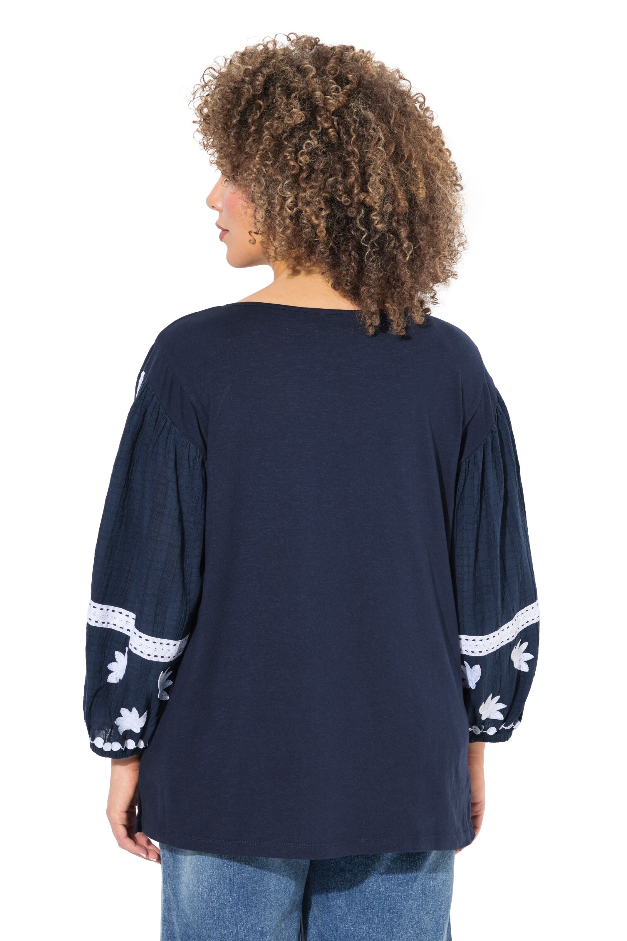 Ulla Popken Bluse in Blau