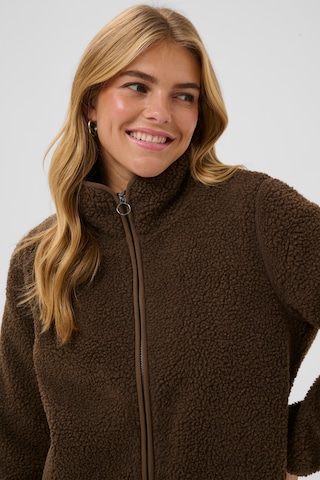 Love Copenhagen Fleece jas 'Vigga ' in Bruin