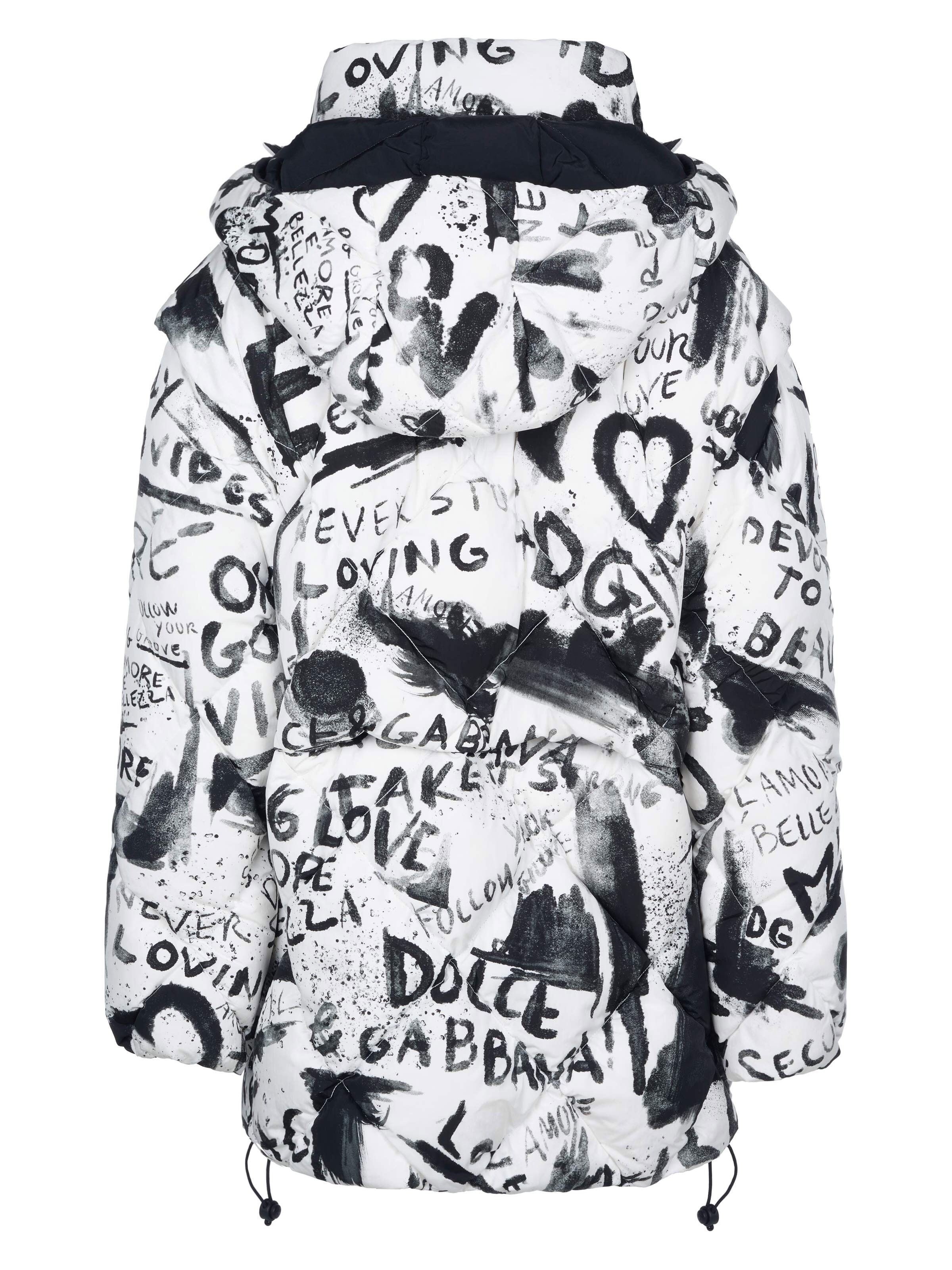 Veste mi-saison 'Dolce & Gabbana Jacke' DOLCE & GABBANA en blanc