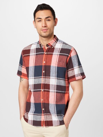 Jack's Regular fit Button Up Shirt in Red: front