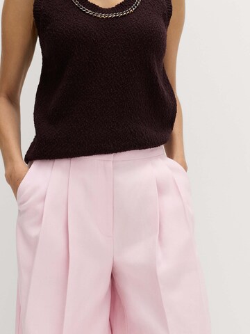 Wide leg Pantaloni di Marks & Spencer in rosa