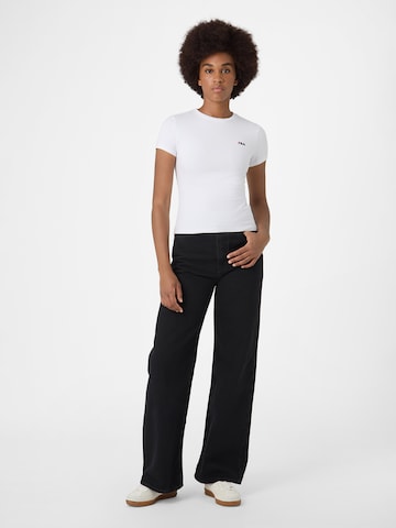 Maglietta 'TRIVERO slim t-shirt' di FILA in bianco