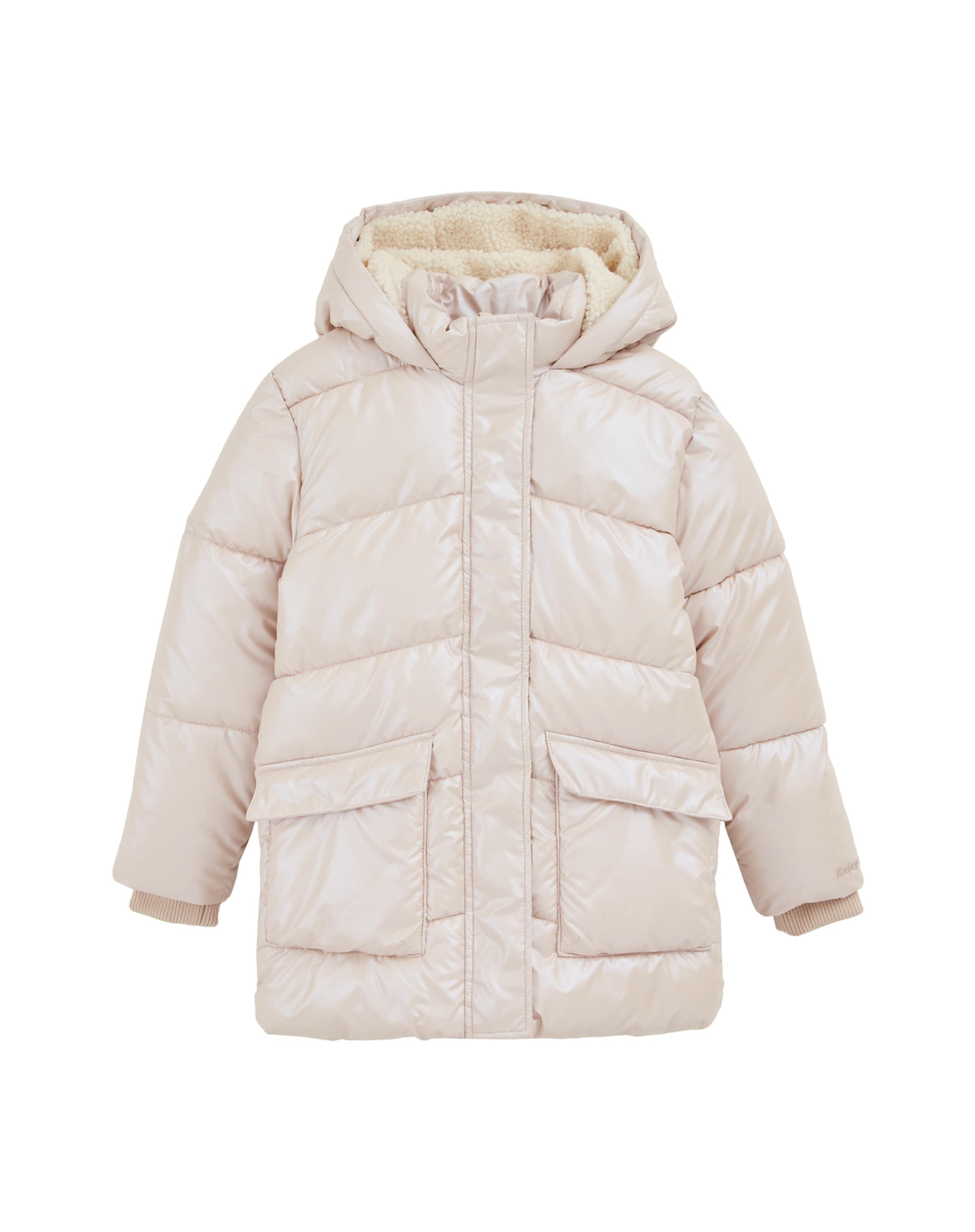 WE Fashion Övergångsjacka i vit: framsida