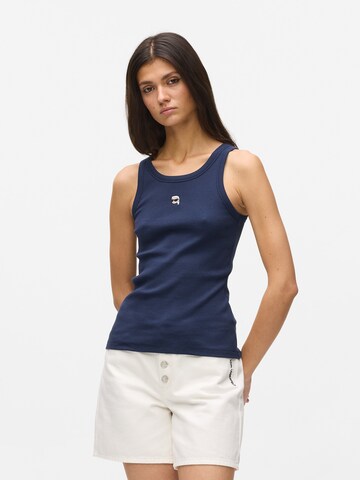 Karl Lagerfeld Top 'Ikon' in Blau: Vorderseite