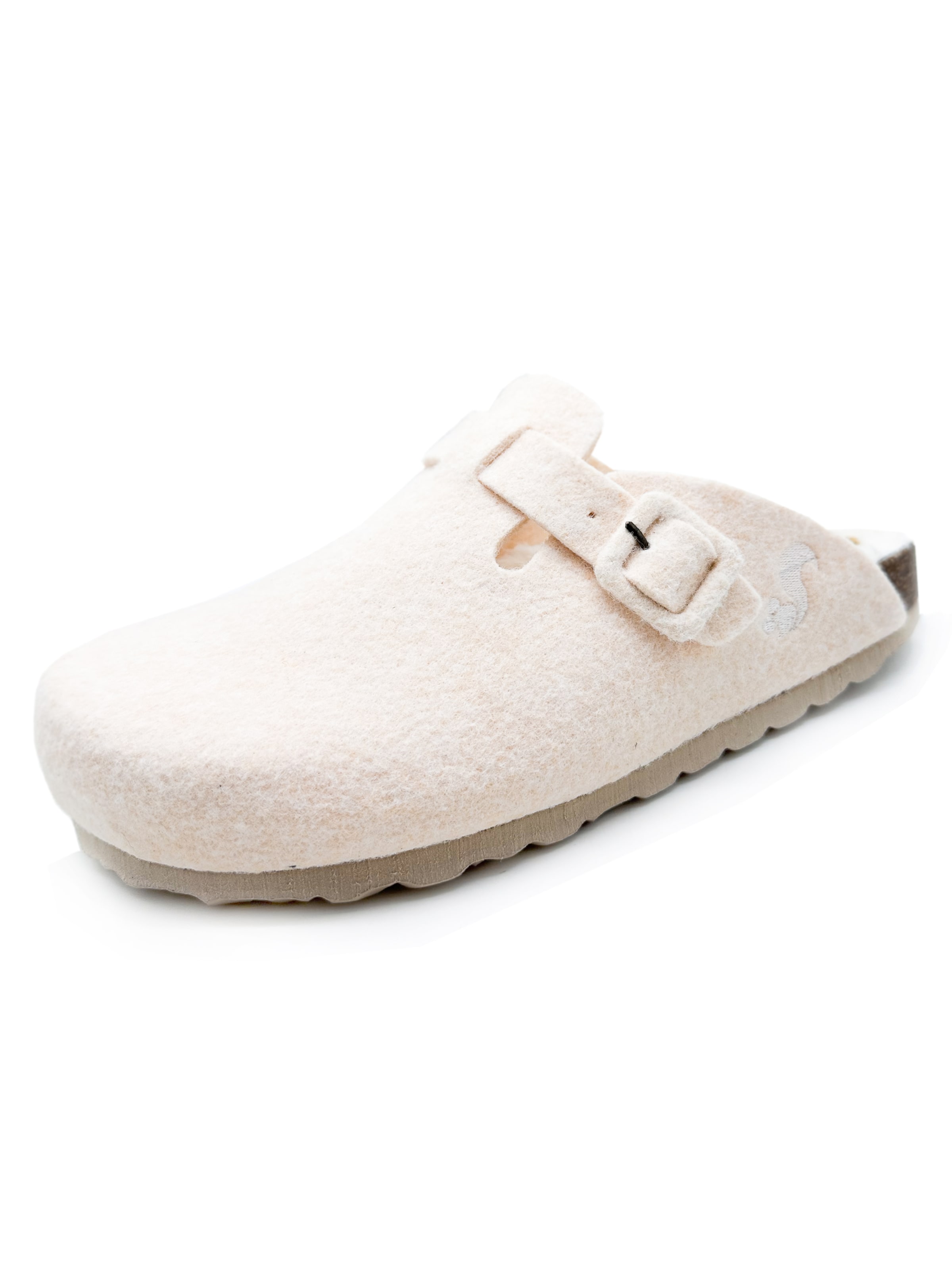 thies Clogs 'thies 1856 ® Recycled PET Buckle Clog' in Orange: front