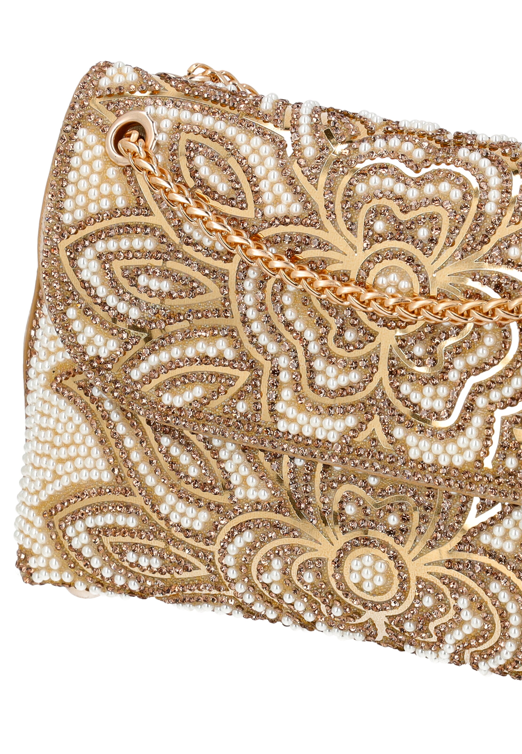 faina Schultertasche in Gold