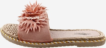 Mule Scarpa en rose : devant