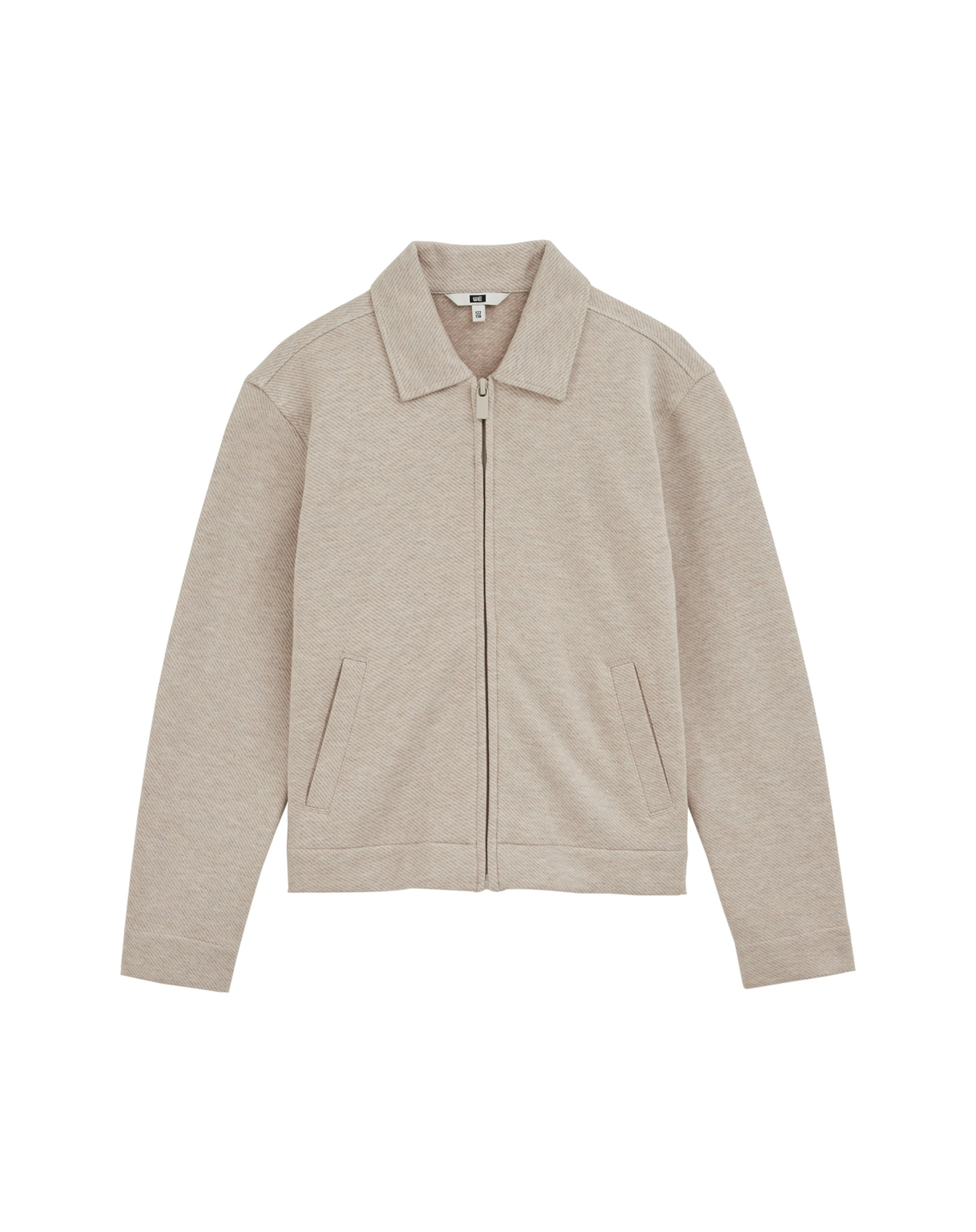 bēšs WE Fashion Starpsezonu jaka: no priekšpuses