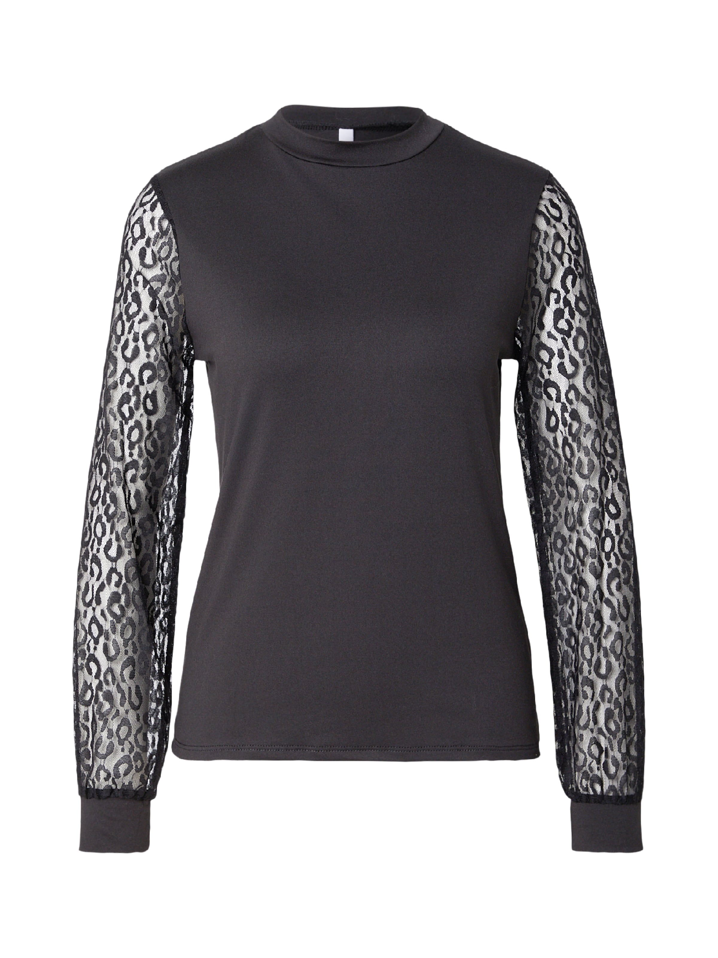 Hailys Tričko 'Me44rit' - Čierna: predná strana