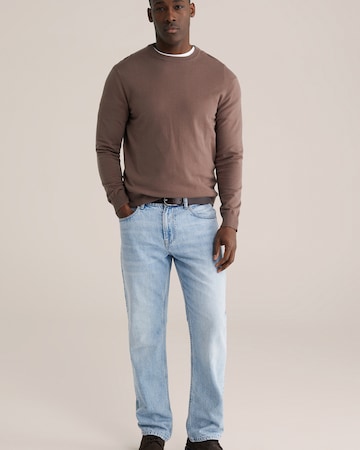 WE Fashion Trui in Bruin