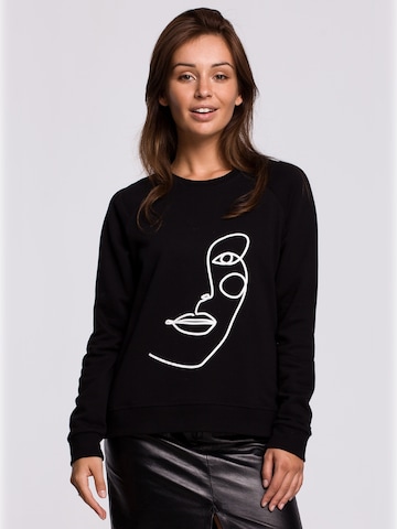 BeWear - Sudadera en negro: frente