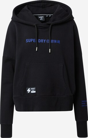 Superdry Sweatshirt 'Corporate' i svart: forside