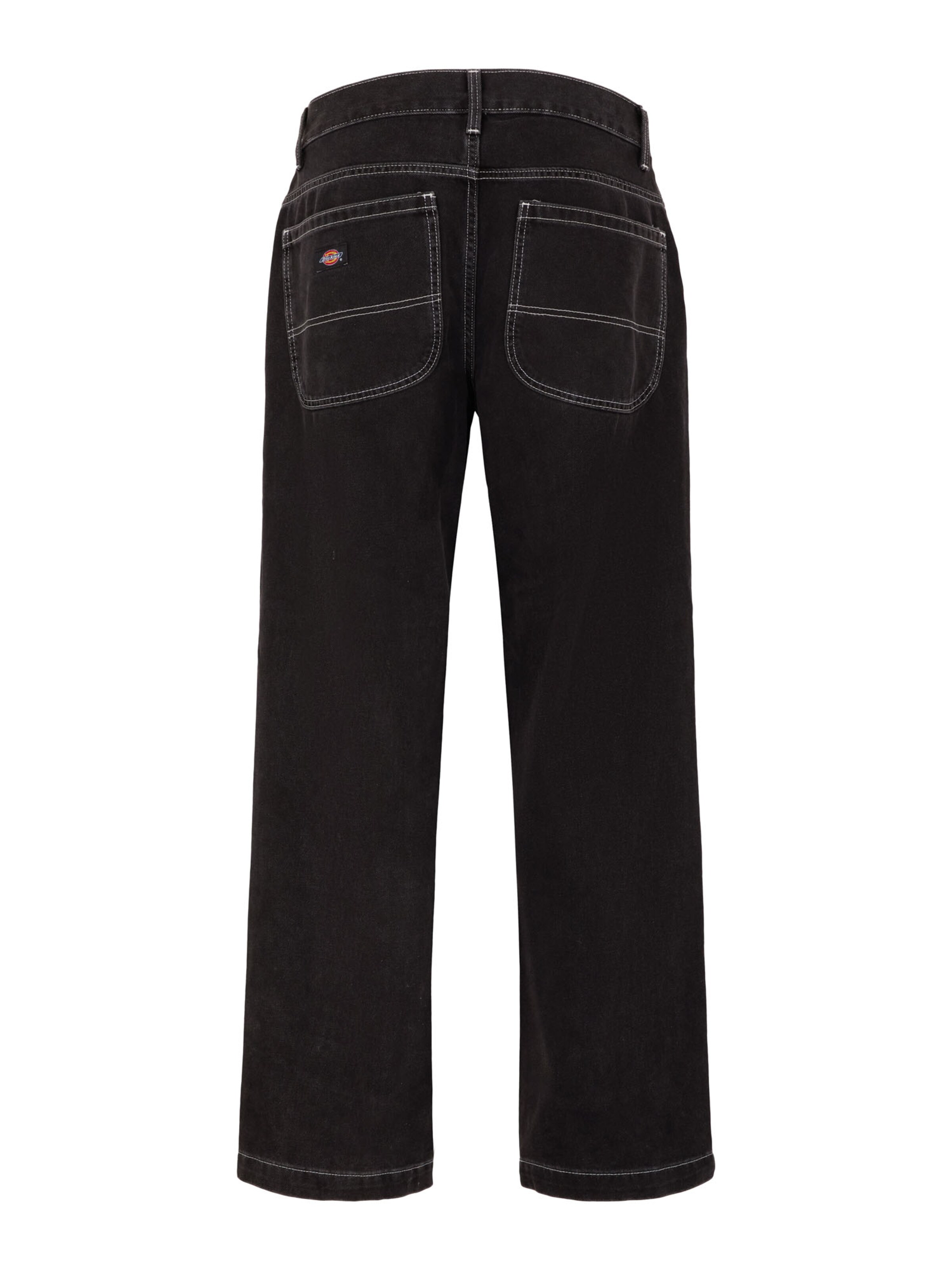 DICKIES Loosefit Jeans in Schwarz