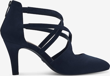 TAMARIS - Sapatos com cunha frontal em azul