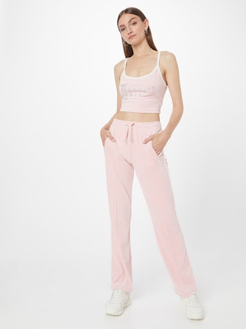 Juicy Couture White Label Топ 'Tyra' в Ярко-розовый