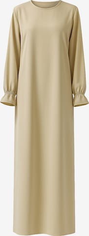 Abito di Elara in beige: frontale
