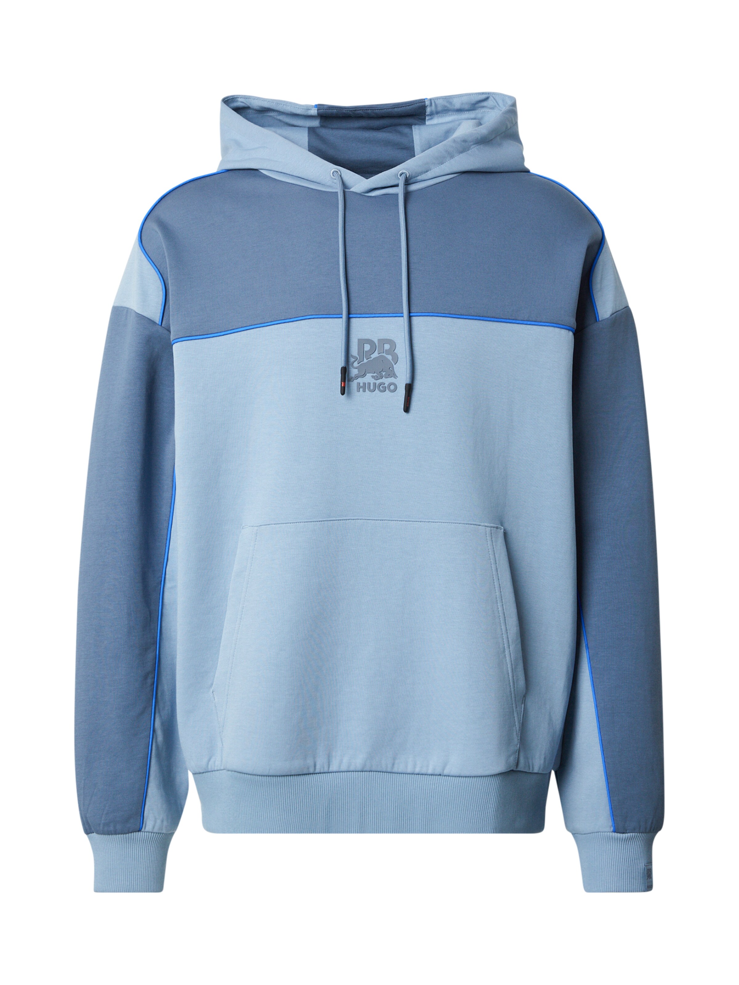 HUGO Majica 'Dilverston' | modra barva: sprednja stran