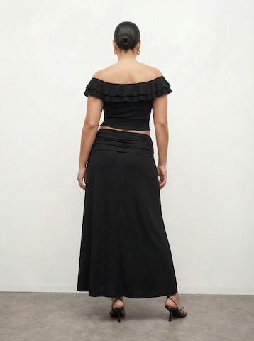 CITA MAASS Nederdel 'Crinkle Skirt' i sort