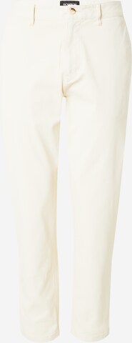 Pantalon chino SCOTCH & SODA en beige : devant