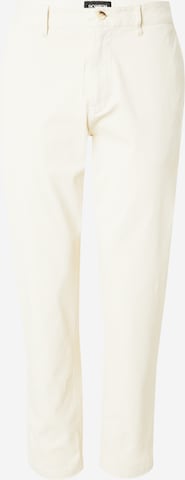 Effilé Pantalon chino SCOTCH & SODA en beige : devant