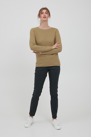 Oxmo Sweater 'Helen' in Brown