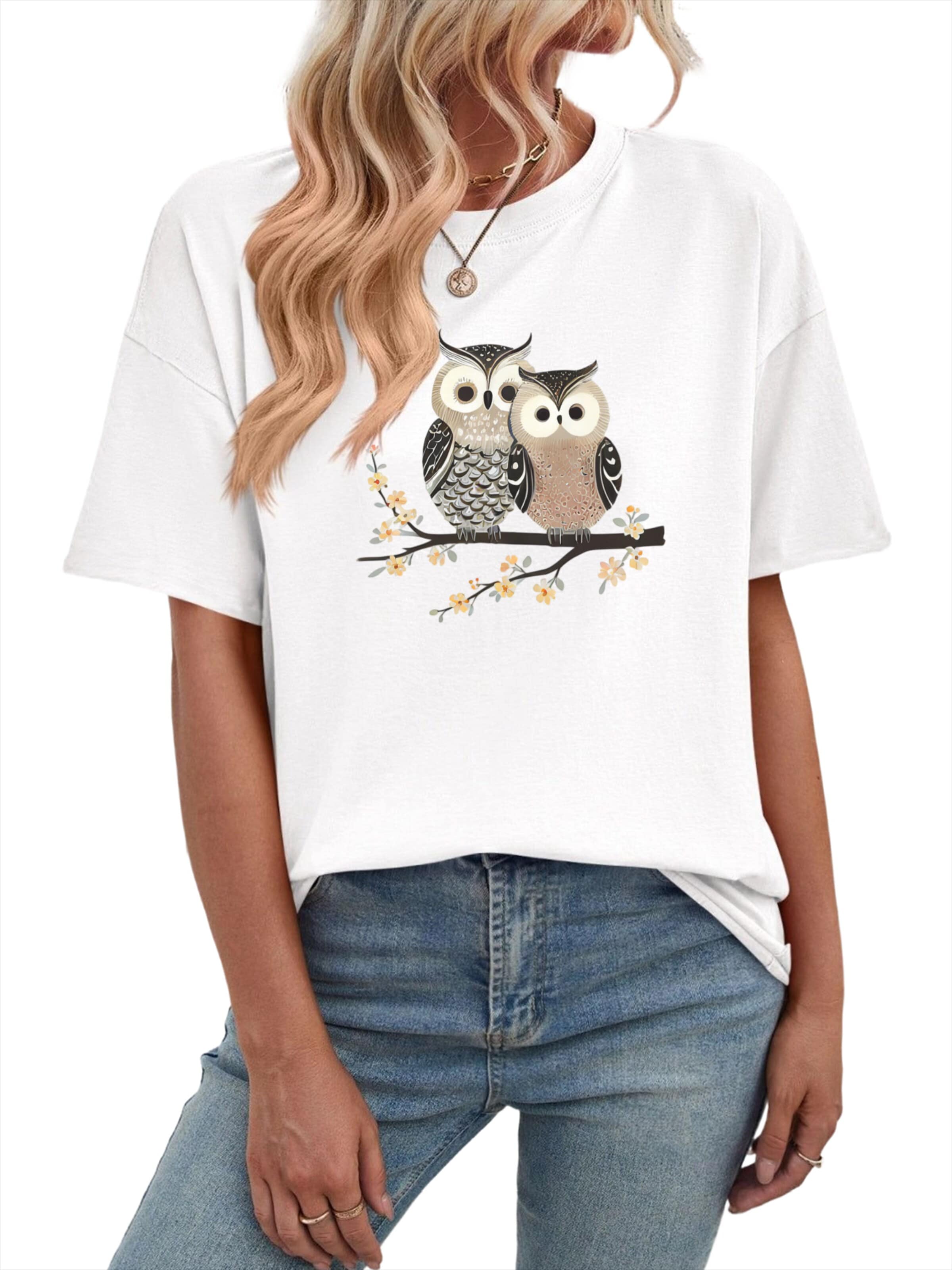 T-shirt oversize GORHEY en blanc : devant