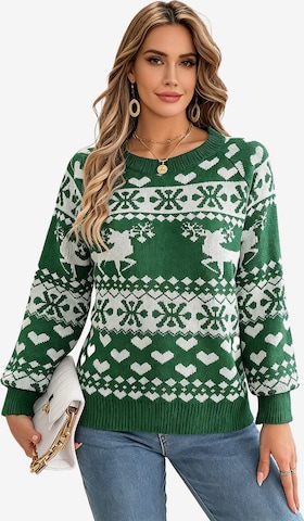 KoJooin Sweter w kolorze zielony: przód