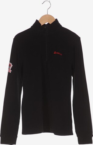ODLO Sweatshirt & Zip-Up Hoodie in M in Black: front
