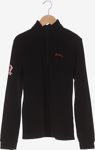 ODLO Sweatshirt & Zip-Up Hoodie in M in Black: front