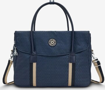 KIPLING - Mala de ombro 'Superworker' em azul: frente